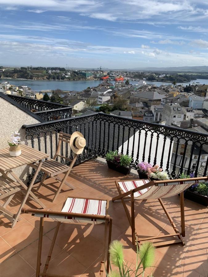 Moderno Piso Con La Mejor Terraza De Ribadeo Y Vistas Maravillosas المظهر الخارجي الصورة