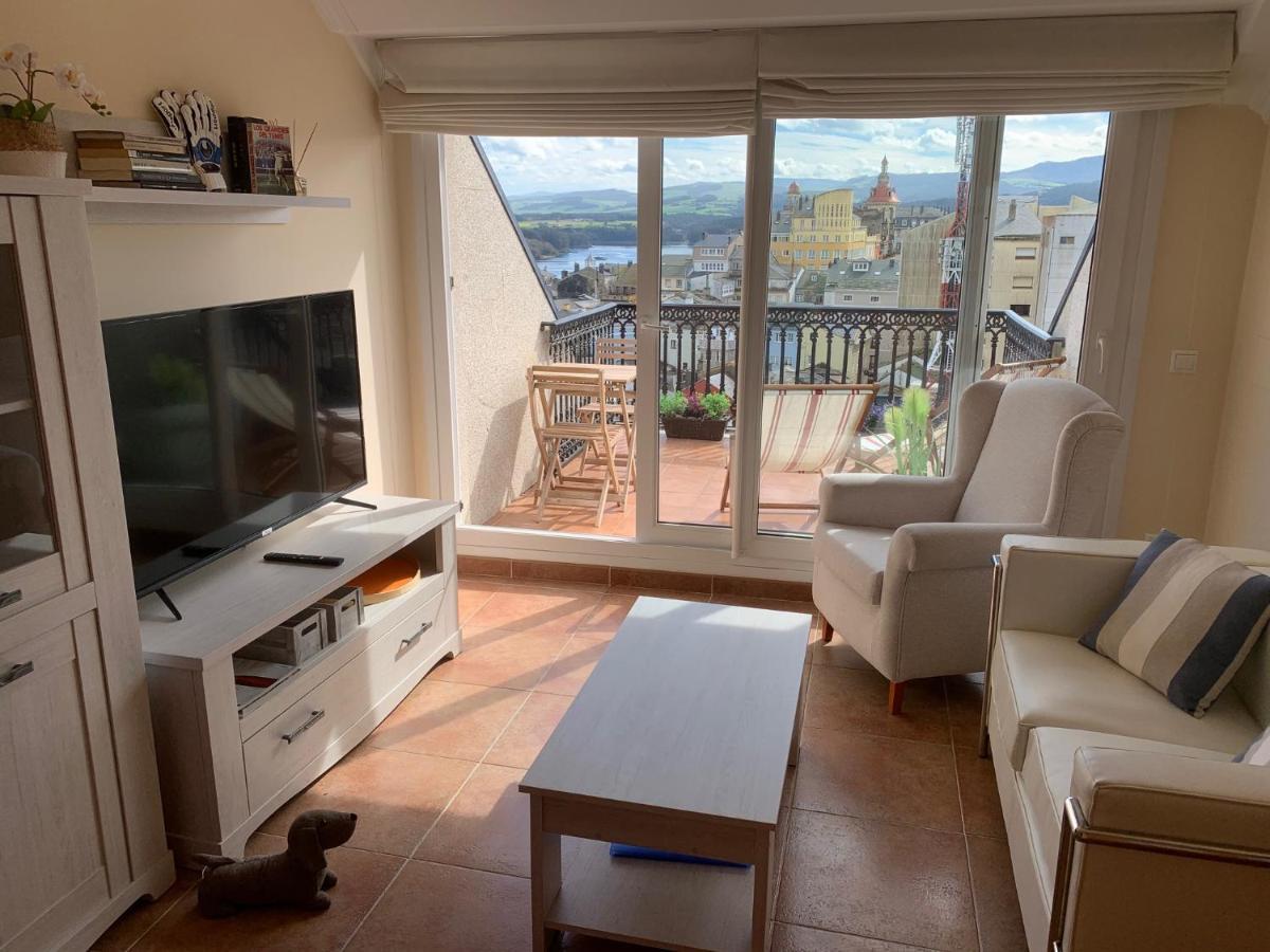 Moderno Piso Con La Mejor Terraza De Ribadeo Y Vistas Maravillosas المظهر الخارجي الصورة
