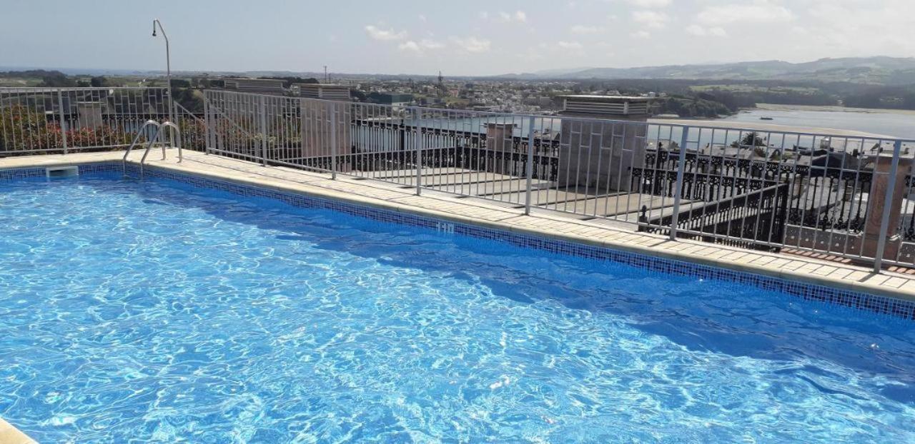 Moderno Piso Con La Mejor Terraza De Ribadeo Y Vistas Maravillosas المظهر الخارجي الصورة